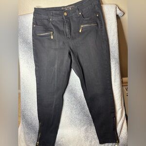 Melissa McCarthy Pencil skinny denim Black size 18W